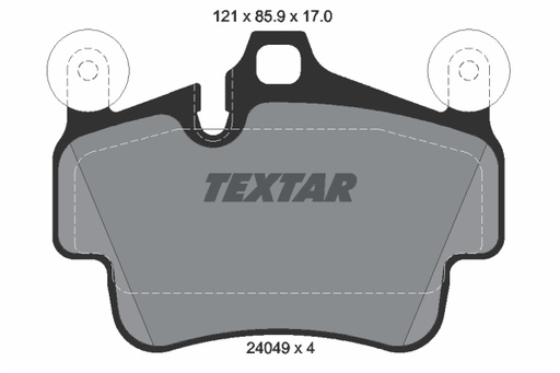 [TEX2404901] PLAQUETTE TEXTER 2404901 Porsche 